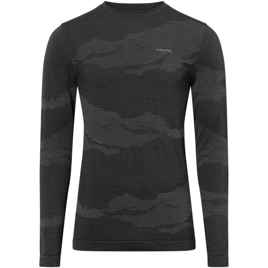 VIKING Gasher Man Longsleeve Merino Men's Underwear Size M Black Odzież militarna/Bielizna termoaktywna Your Sports Performance