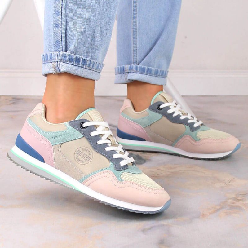 Big Star W INT1851 leather sneakers, multicolor Footwear/Lifestyle/Big Star Your Sports Performance