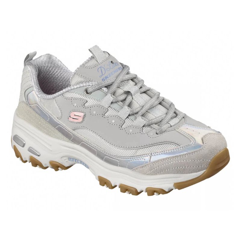 Skechers D'Lites Dazzling Shine 150556-GRY Gray In preparation Your Sports Performance