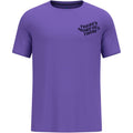 Odlo ESSENTIAL PRINT Men's T-shirt, crew neck, short sleeve, purple