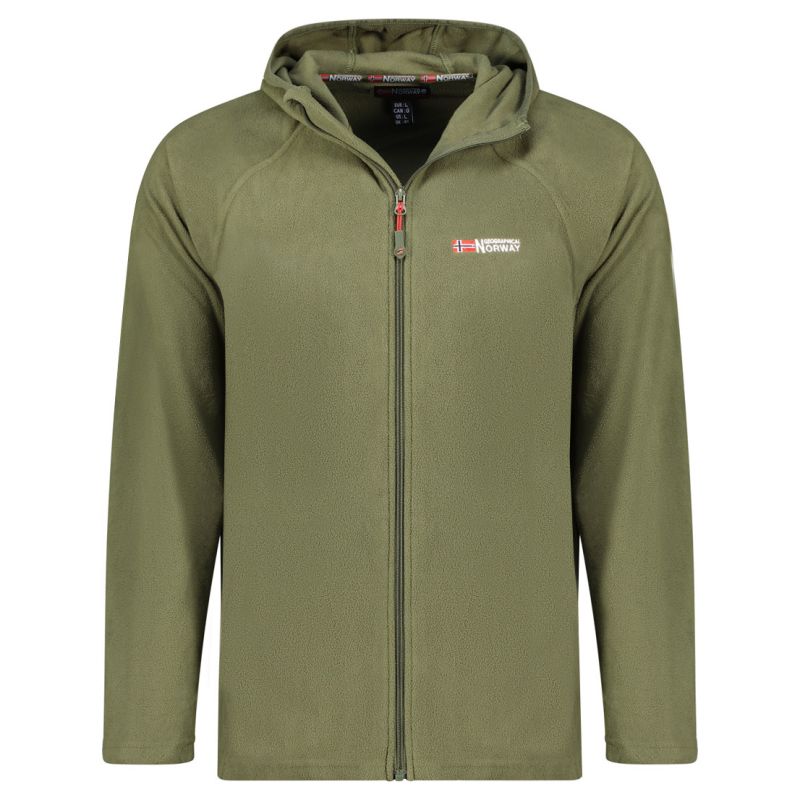 Men’s fleece jacket Geographical Norway TUGOOD KAKI DB MEN 233 (WZ3332H/GN-KAKI)