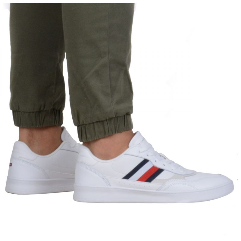 Court Cupsole Retro Lth Stripes M FM0FM04828YBS shoes Footwear/Lifestyle/Tommy Hilfiger Your Sports Performance