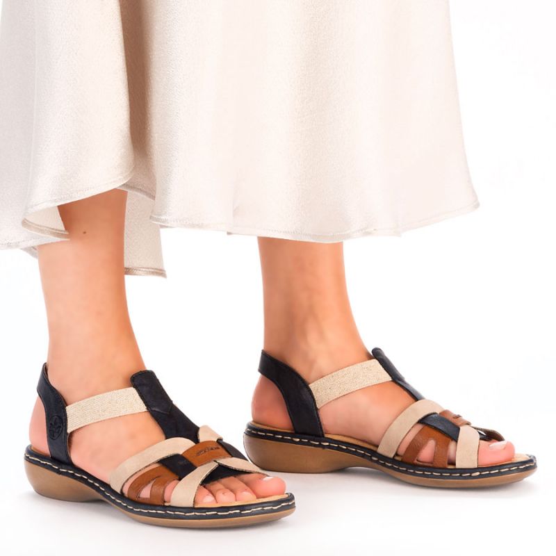 Comfortable Rieker W RKR662 multicolor sandals Footwear/Lifestyle/Rieker Your Sports Performance