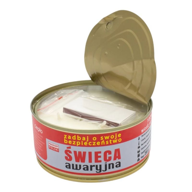 HASKE Pro Emergency Survival Candle 280g, 48h Import z Action/Survival/Światła chemiczne Your Sports Performance