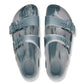 Birkenstock women's ARIZONA EVA 1031331 BASALT GRAY/STONE COIN MULTI flip-flops (narrow width)