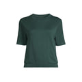 CASALL Seamless Rib Sleeve Tee green Casall