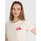 Women's regular printed T-shirt 4F 4FRSS25TTSHF2693-11S *Kategoria tymczasowa Your Sports Performance
