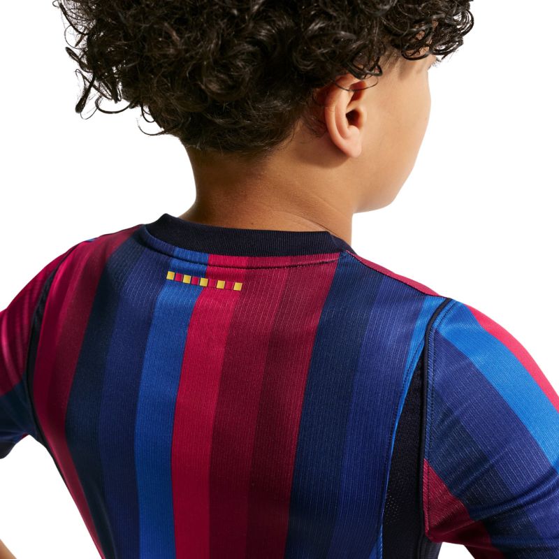 Nike FC Barcelona 2026/27 Stadium Home Kids' Jersey Burgundy Blue II1624 683