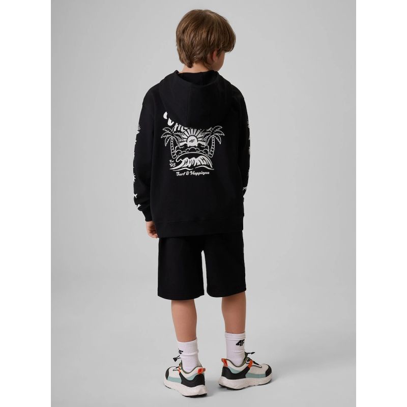 Boy's loose hooded sweatshirt 4F 4FJRSS26TSWSM3052-20S