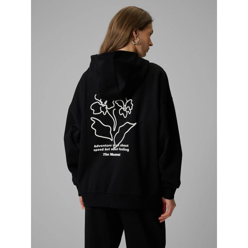 Women's loose sweatshirt with hood 4F 4FRSS26TSWSF2838-20S 4f