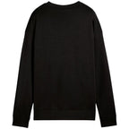 Puma Women's ESS Small No. 11 Logo Relaxed Crew Sweatshirt Black 684975 01