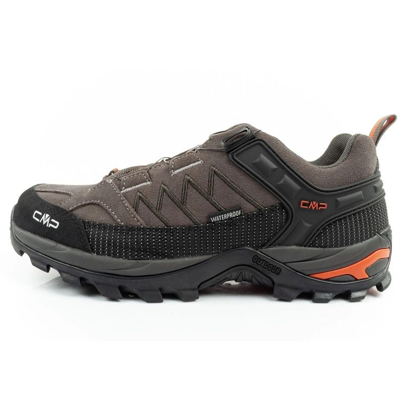 CMP Rigel men's waterproof trekking sports shoes FITGO leather CMP