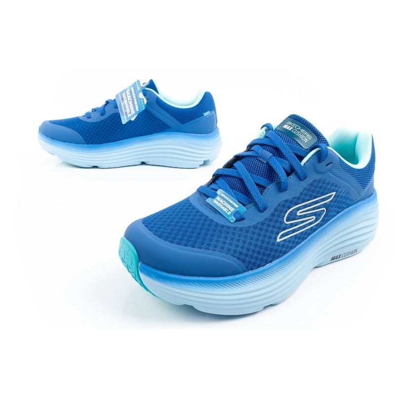 Skechers Max Cushioning Men's Light Blue Running Shoes In preparation Your Sports Performance