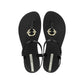 Ipanema Sandal Class women's flip-flop sandals fashionable black with gold In preparation Your Sports Performance