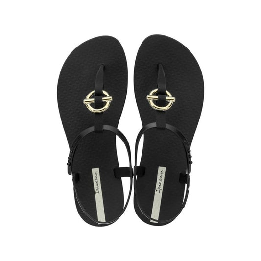 Ipanema Sandal Class women's flip-flop sandals fashionable black with gold In preparation Your Sports Performance