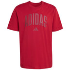Adidas Collegiate Lineage Men's T-Shirt Red KH4593