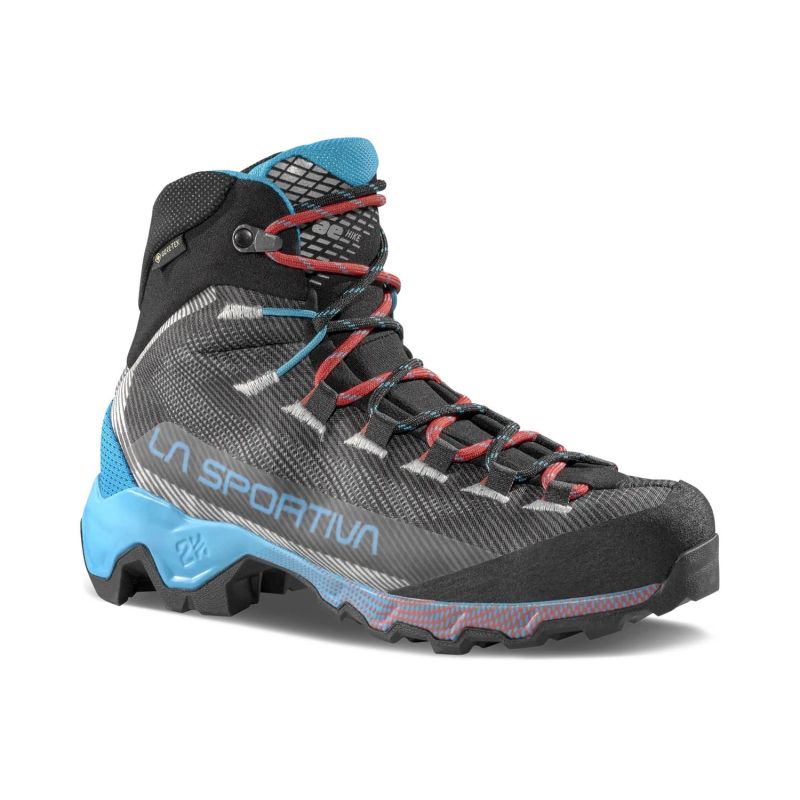La Sportiva Aequilibrium Hike GTX ZFHS137G00B14 Carbon/Tropic Blue In preparation Your Sports Performance