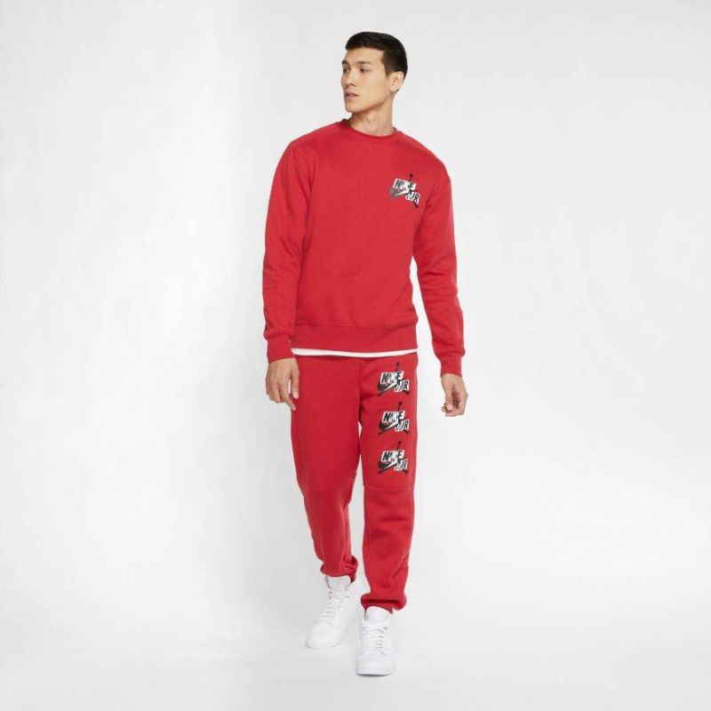 Air Jordan Jumpman Fleece Sweatshirt Red - CK6763-687 Odzież/Odzież na co dzień Your Sports Performance