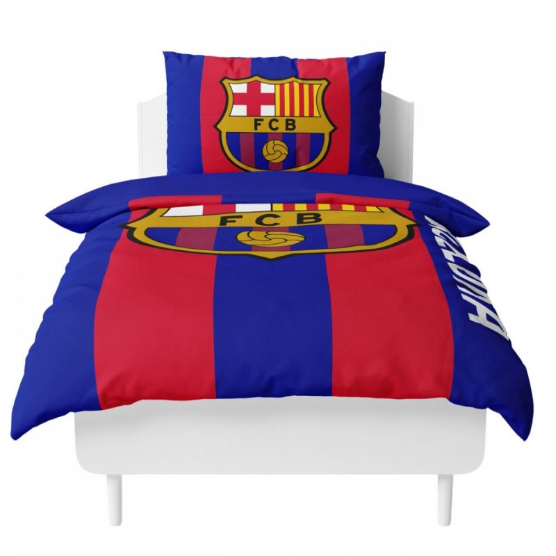 FC Barcelona bedding set 135x200 + 50x75 cm microfiber 119122 FC Barcelona