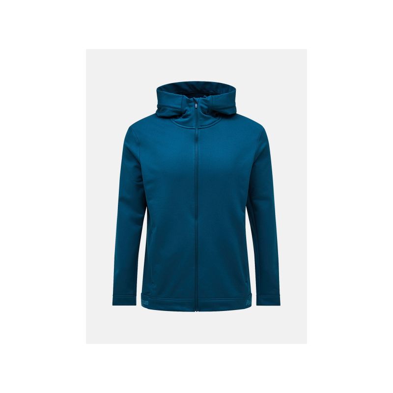 Peak Performance M Rider Tech Zip Hood sweatshirt green Import z PMSport Your Sports Performance