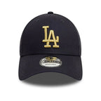 New Era 9FORTY MLB LA Los Angeles Dodgers Metallic Navy Strapback Cap - 60595193 Odzież/Czapki/Czapki z daszkiem Your Sports Performance