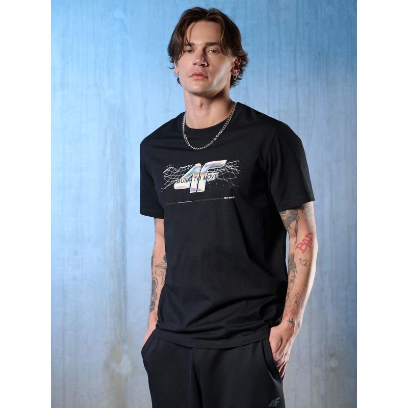 Men's regular printed T-shirt 4F 4FRSS26TTSHM3662-20S 4f
