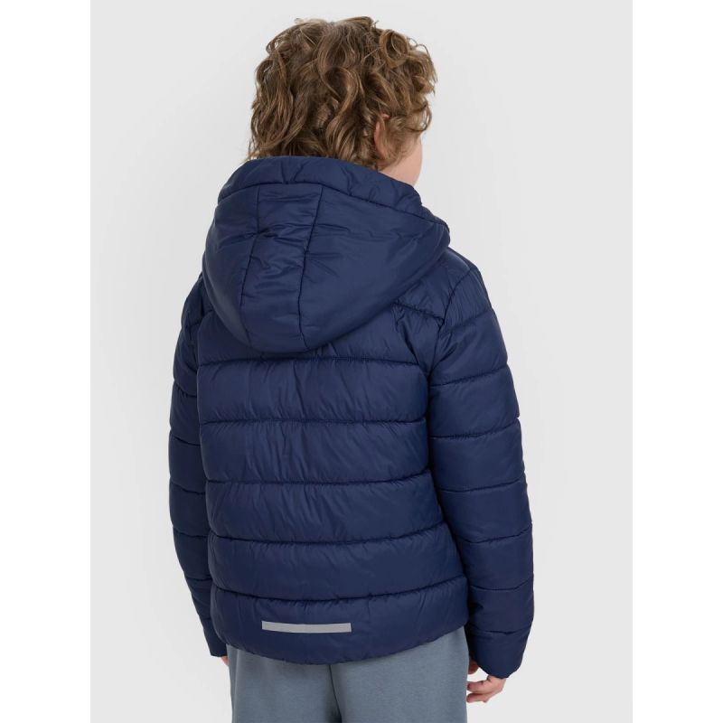 Children's down jacket with synthetic filling, unisex, 4F 4FJRAW25TDJAU0804-31S 4f