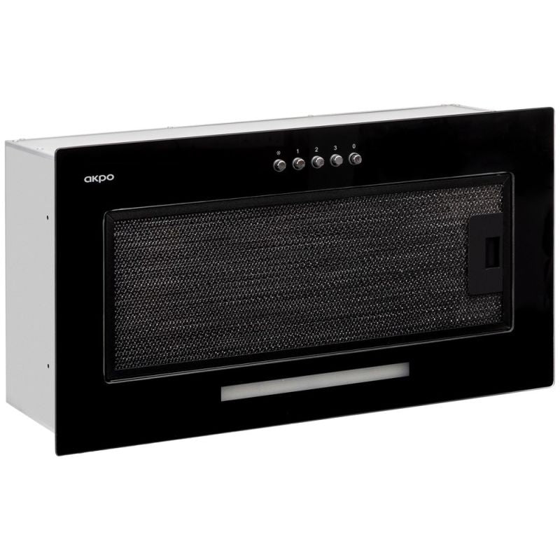 Under-cabinet hood insert for built-in installation AKPO WK-7 MICRA GLASS 60 BLACK (600mm black glass) AGD - Produkty/Okapy kuchenne Your Sports Performance