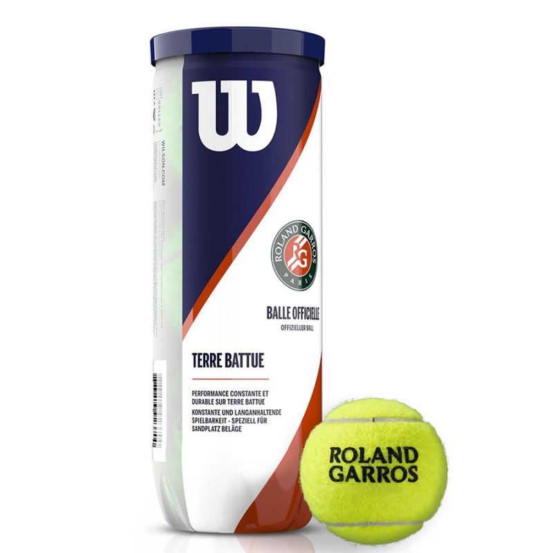 Wilson Roland Garos Clay Court 3 Tennis Ball WRT125000 Accessories/Balls/Tennis Your Sports Performance
