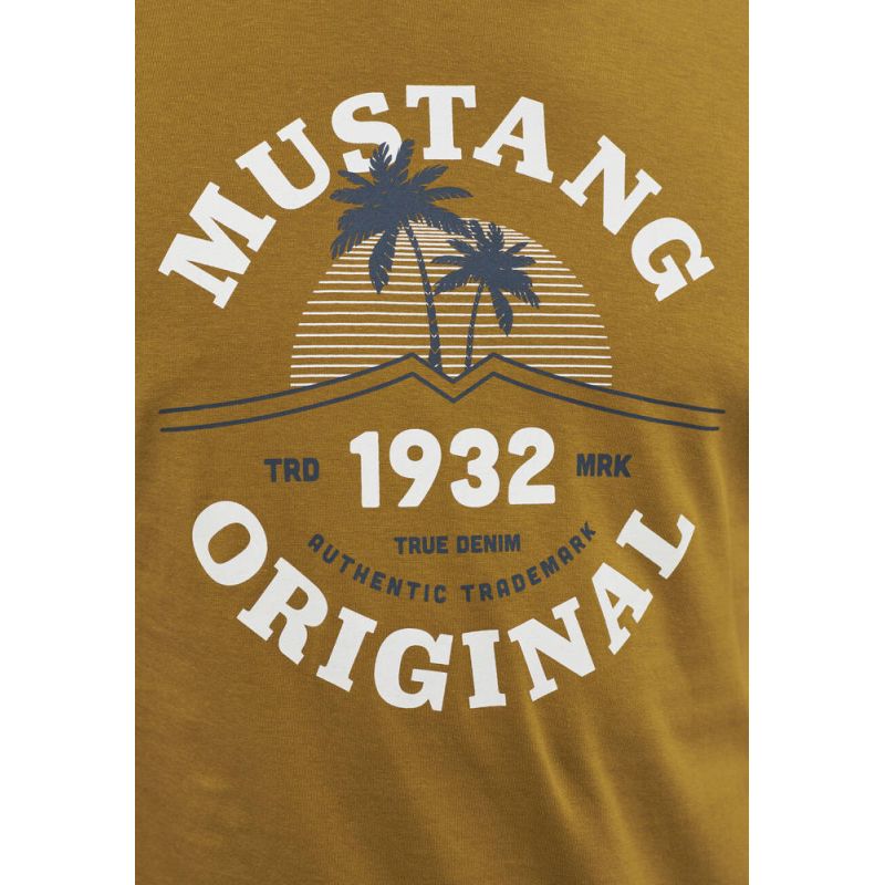 Mustang T-shirt Alex C Print M 1012520 6370 Clothing/Lifestyle/T-shirts/Mustang Your Sports Performance