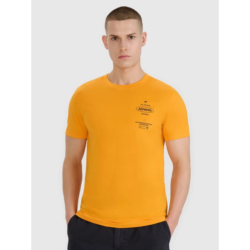 Men's regular printed T-shirt 4F 4FRSS25TTSHM2688-70S *Kategoria tymczasowa Your Sports Performance