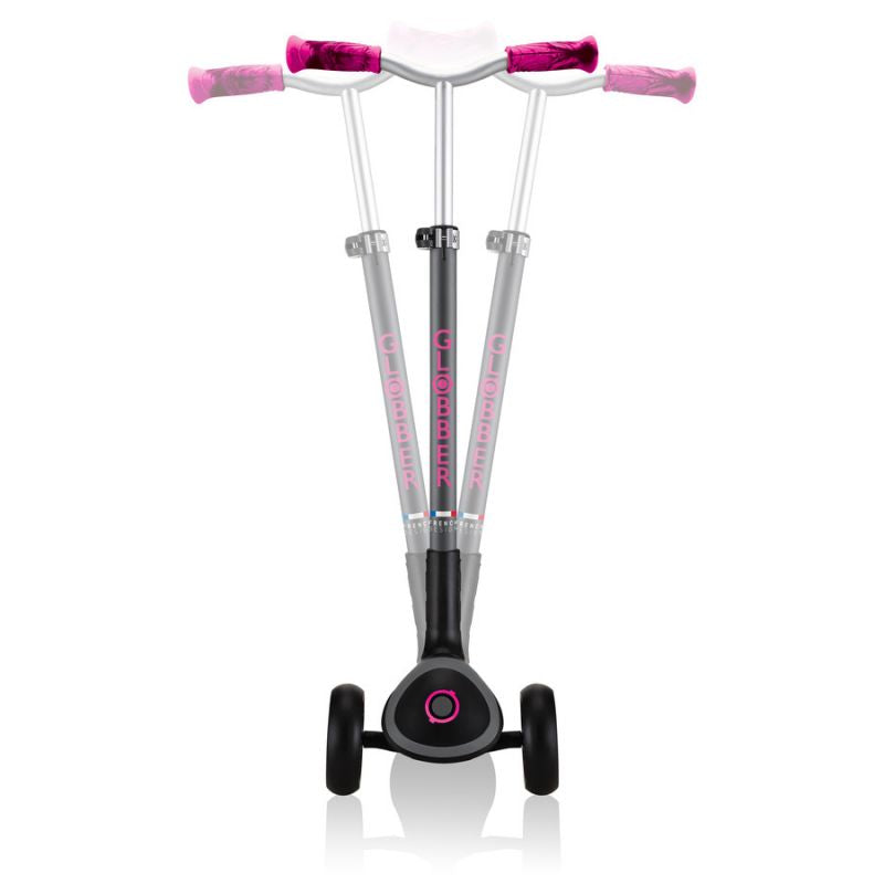 Globber Master Prime 3-Wheel Scooter / Black - Neon Pink 664-110 Accessories/Skating/Hulajnogi Your Sports Performance
