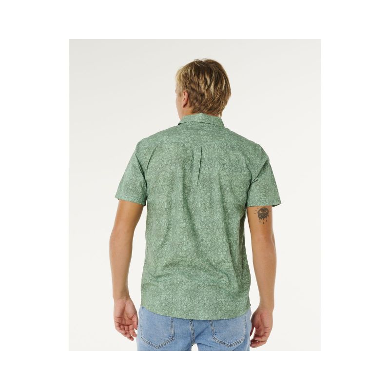 RIP CURL Men's Hypno Micro S/S Shirt Green