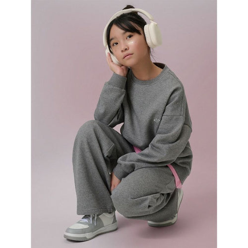 Girls' loose sweatshirt without hood 4F 4FJRSS26TSWSF2624-25M 4f
