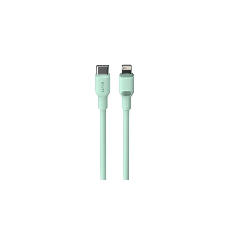 Havit Type C-Lightning Cable CB6281 1.0m (green) In preparation Your Sports Performance