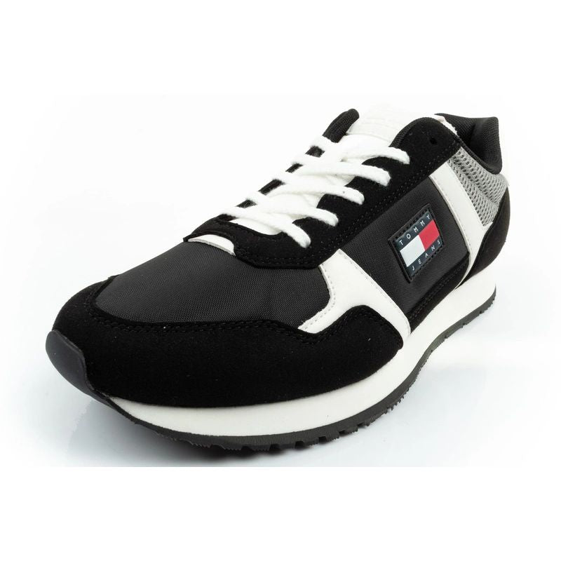 Tommy Hilfiger Men's Tjm Runner Casual Black Sneakers Tommy Hilfiger