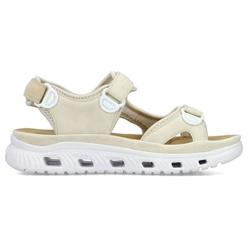 Comfortable Velcro sandals Rieker W RKR691 beige Footwear/Lifestyle/Rieker Your Sports Performance