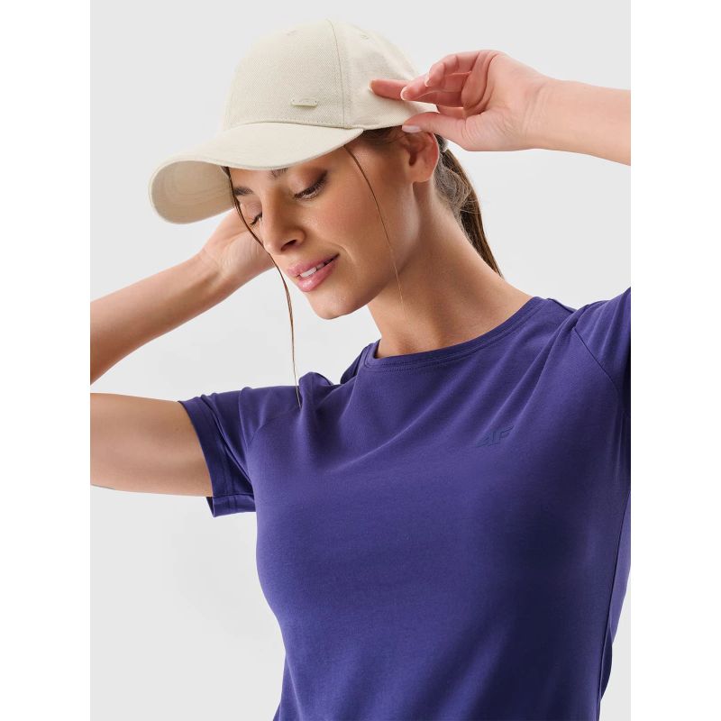 Women's cotton slim T-shirt 4F 4FWMM00TTSHF2255-31S *Kategoria tymczasowa Your Sports Performance