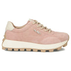 Leather platform sneakers, pink, Filippo DP7498