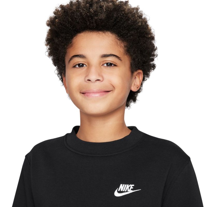 Nike Sportswear Club Fleece Kids' Sweatshirt Black FD3006 010