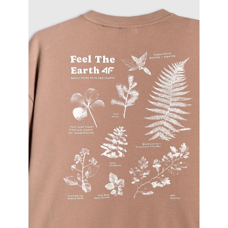 Women's regular printed T-shirt 4F 4FRSS26TTSHF3704-83S 4f