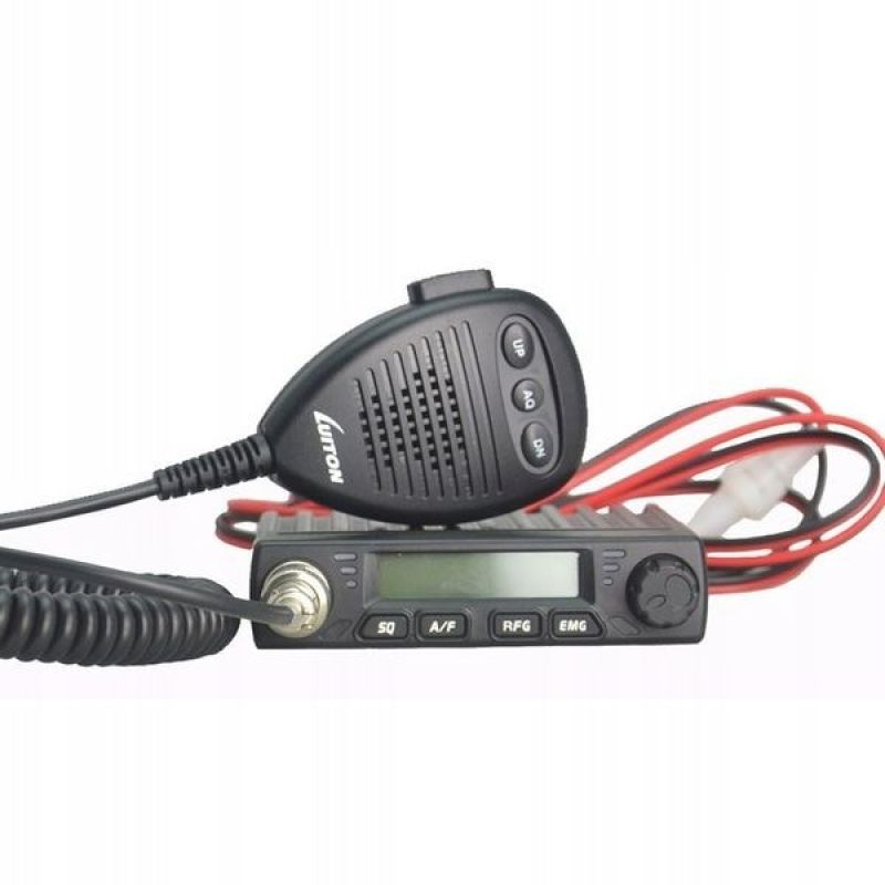 CB Radio LUITON LT-198 Mini ASQ 12V/24V with cigarette lighter plug AM FM Elektronika i akcesoria/CB Radia Your Sports Performance