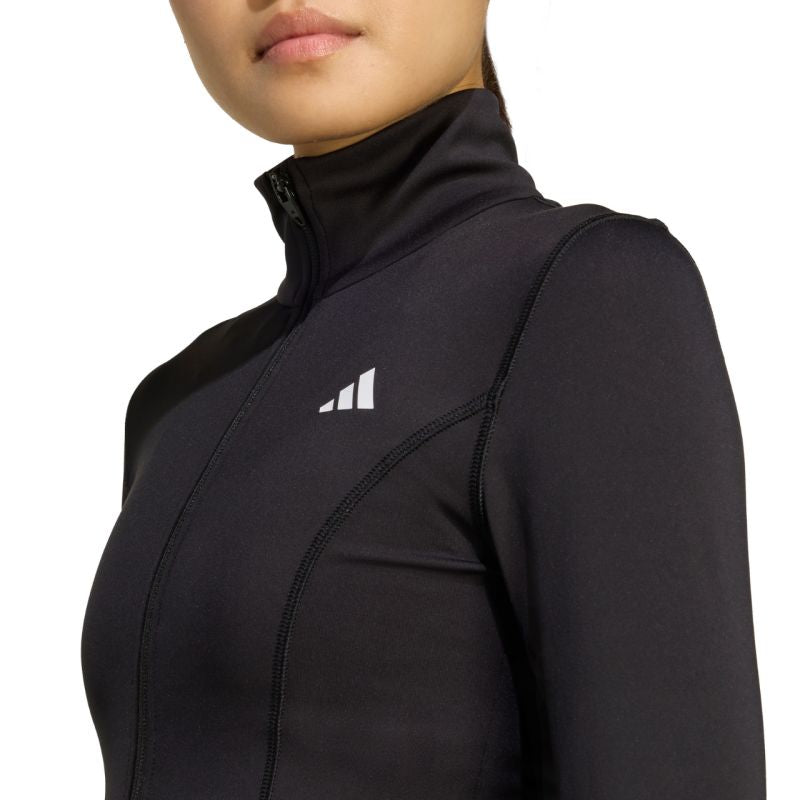 adidas Optime Essentials Full-Zip Women's Sweatshirt Black JM9185