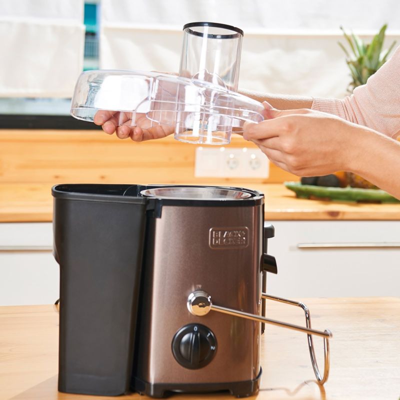 Black+Decker BXJE600E Juicer (600W; black) AGD - Produkty/Sokowirówki Your Sports Performance