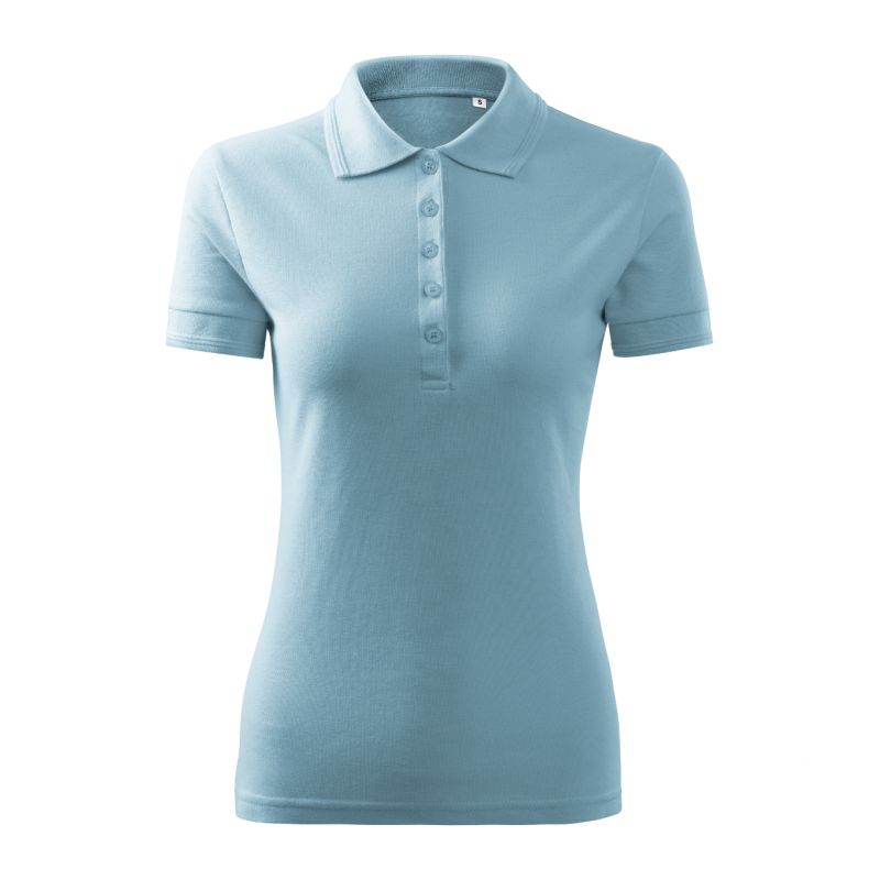 Women's Pique Polo Free Polo Shirt (Blue) Clothing/Lifestyle/T-shirts/Malfini Your Sports Performance