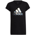Adidas Dance Metallic Print Tee Jr HD4407 Clothing/Lifestyle/T-shirts Adidas