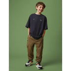 Boys' cargo sweatpants 4F 4FJRSS26TTROM1882-82S
