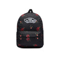 Vans Old Skool Classic Backpack – Black with Roses 22L