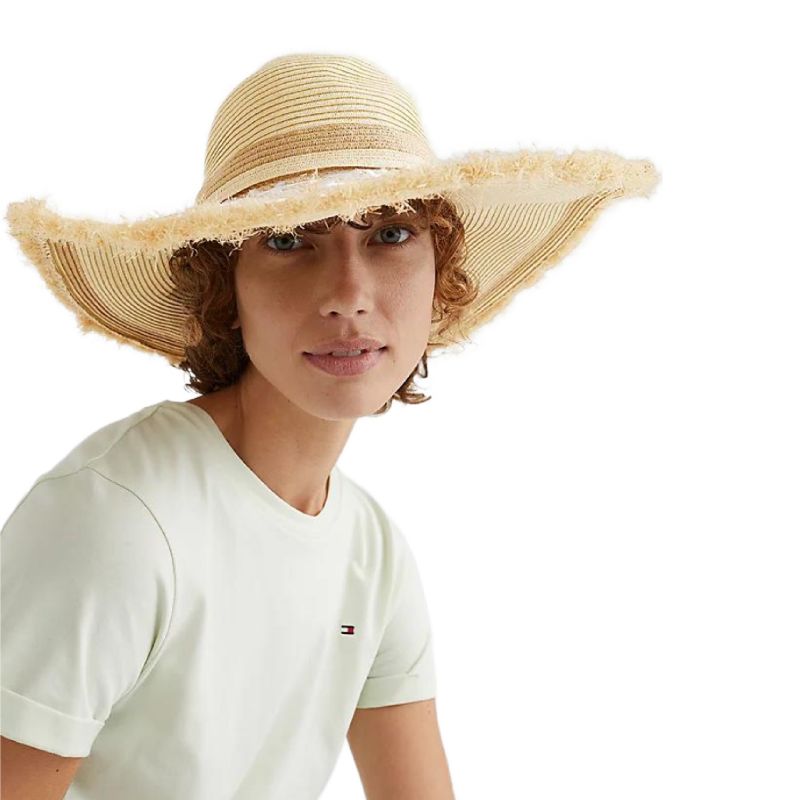 Tommy Hilfiger H Summer Straw Hat W AW0AW11803 Clothing/Multisport/Tommy Hilfiger Tommy Hilfiger