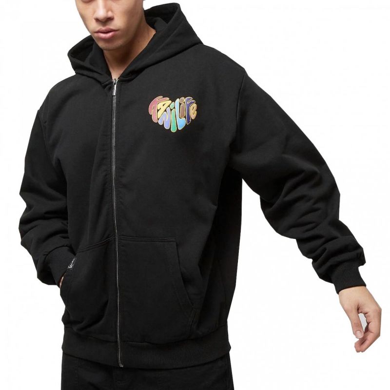 Karl Kani Woven Signature Kani Life OS Full Zip Hoodie 6021416 Clothing/Lifestyle/Karl Kani Your Sports Performance